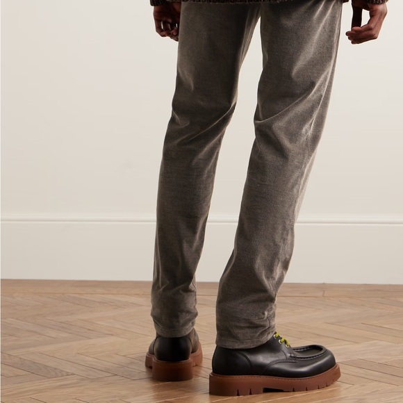ZEGNA - Slim-Fit Straight-Leg Cotton-Blend Corduroy Trousers - Picture 2 of 9